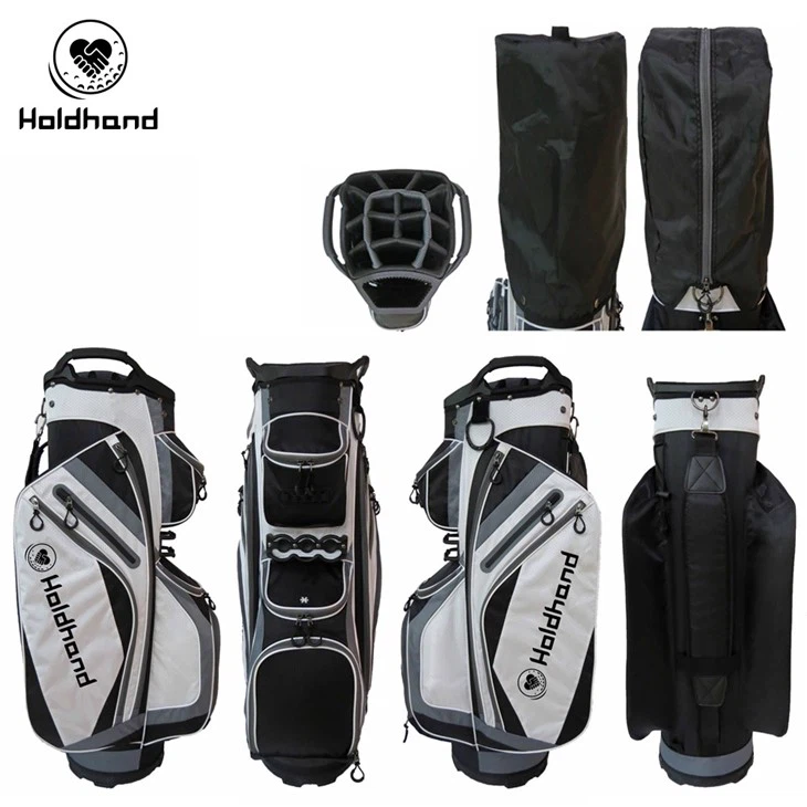 Men's Golf Cart Bag, Custom Golf Bag Organizer With 14 Way Dividers, Premium Golf Tour Cart Bag.