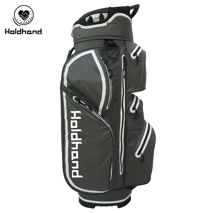Adaptive Golf Bag With 15-zone Club Management, Dedicated Putter Alcove, Seven-pocket Hexagonal Array, Cool-down Beverage Pocket,