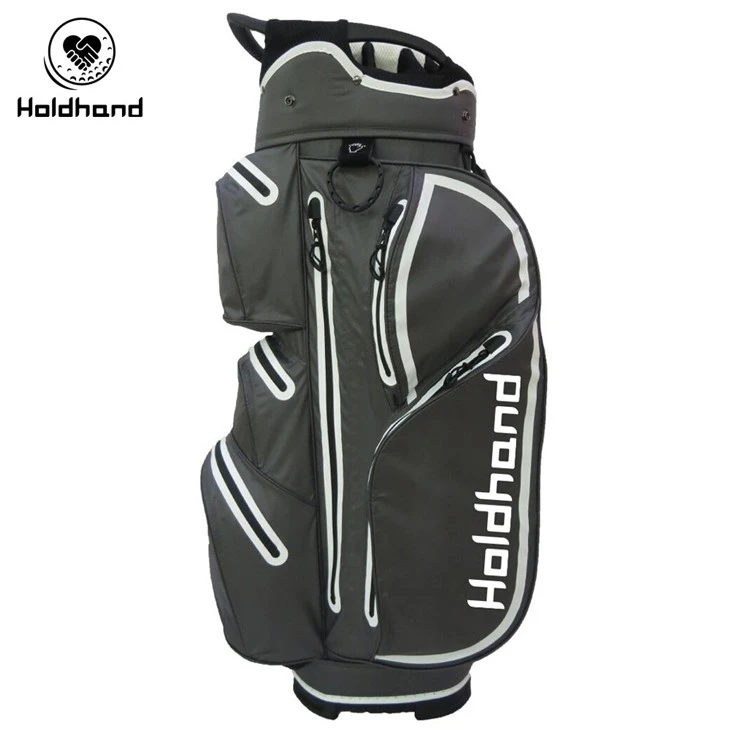 Adaptive Golf Bag With 15-zone Club Management, Dedicated Putter Alcove, Seven-pocket Hexagonal Array, Cool-down Beverage Pocket,