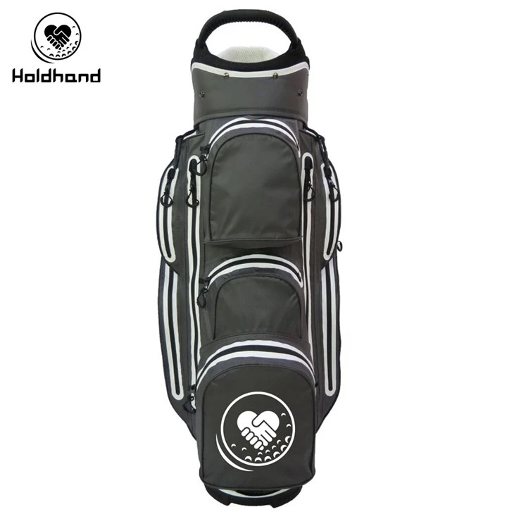 Adaptive Golf Bag With 15-zone Club Management, Dedicated Putter Alcove, Seven-pocket Hexagonal Array, Cool-down Beverage Pocket,