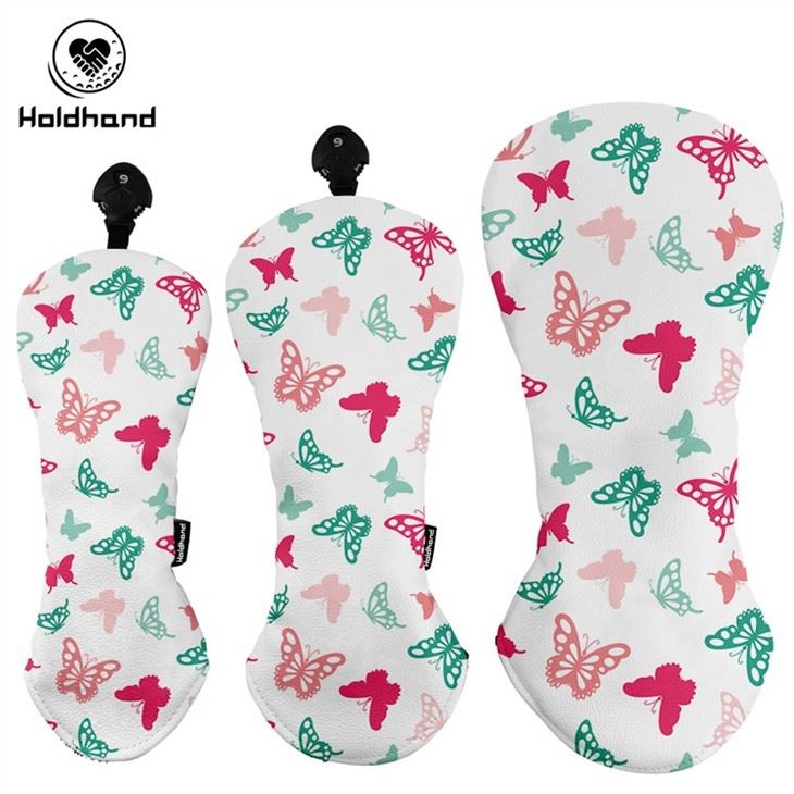 Fashion Custom Design OEM Pattern PU Leather Driver Wood Headcovers