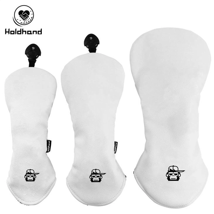 Yellow Smiley Face Golf Driver Headcover Soft Lining Custom